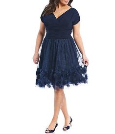 ignite evenings plus: Women's Plus-Size Clothing | Dillard's Boho Cocktail Dress, Plus Size Homecoming Dresses, Trendy Cocktail Dresses, Plus Size Jumpers, Plus Size Cocktail Dresses, Blue Party Dress, Cocktail Dress Wedding, Wedding Attire Guest, Dressy Dresses