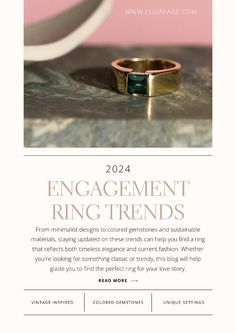 the engagement ring trend is here