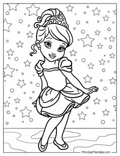 36 Disney Princess Coloring Pages (Free PDF Printables) Printable Princess Coloring Pages, Free Princess Coloring Pages, Princess Coloring Sheets, Princess Ideas, Disney Princess Babies