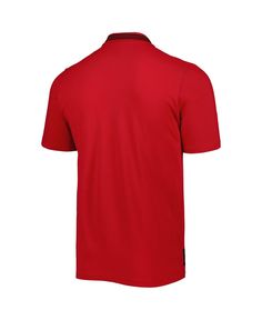 Enhance your selection of Manchester United gear with this distinct adidas polo shirt . Its classic features include a three-button placket and rib-knit collar. Plus, the minimalist design makes the Manchester United embroidery easy to notice who you root for on the pitch. Casual Red Polo Shirt For Sports, Red Polo Shirt For Sports, Adidas University Red Short Sleeve Top, Adidas Tops In University Red With Short Sleeves, Red Sporty Polo Collar Top, Sporty Red Polo Collar Top, Sporty Red Short Sleeve Polo Shirt, Sporty Red Top With Polo Collar, Adidas Red Top With Three Stripes