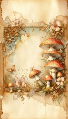 Digital Art Gallery of Magical Mushrooms 🍄🍄🍄🍄 #mushrooms Ideal #wallpapers #follow for designs  #christmas #halloween #steampunk #black #white #easter #digitalart #disneyStyle #AiArt #movies #wallpaper