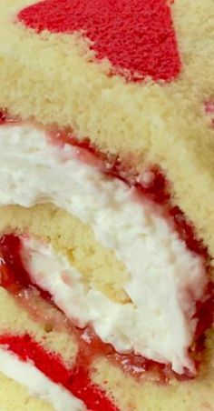 Vampire Valentine, Pecan Roll, Strawberry Cake Roll, Strawberry Valentines, Strawberry Roll, Strawberry Roll Cake, Roll Cakes, Cake Rolls, Cake Roll Recipes