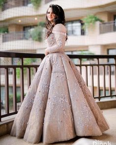 Engagement Dress For Girl, Gowns Dresses Indian Receptions, Gowns Dresses Indian, Engagement Gown, Engagement Photo Dress, Engagement Gowns