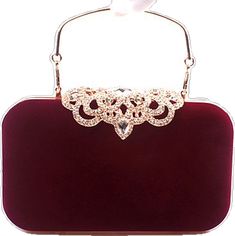 Elegant Burgundy Rectangular Clutch, Burgundy Clutch Bag For Party, Rectangular Evening Bag For Valentine's Day Wedding, Rectangular Burgundy Clutch For Party, Elegant Burgundy Evening Bag, Elegant Burgundy Rectangular Evening Bag, Elegant Burgundy Clutch For Party, Luxury Burgundy Party Bags, Elegant Handheld Bag For Valentine's Day