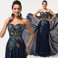 Pinterest Peacock Wedding Ideas, Masquerade Ball Gowns, Peacock Party, Purple Evening Dress, Peacock Theme, Formal Ball Gown, Peacock Dress, Peacock Wedding, Long Evening Gowns