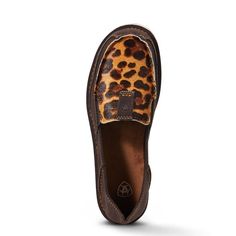 Ariat Choc Leopard Cruiser - Petticoat Junction Ariat Cruisers, Leopard Print Hair, Western Shoes, Leopard Hair, Ariat Shoes, Judy Blue Jeans, Classic Leather, Soft Suede, Loafers Men