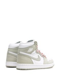 Shop Jordan Air Jordan 1 High OG "Seafoam" sneakers with Express Delivery - FARFETCH Jordan Air 1, Jordan Wings, Basket Nike, Gentlemen Wear, Trendy Shoes Sneakers, Nike Fashion Shoes, Jordan Air, Jordan 1 High Og, Sneakers Addict