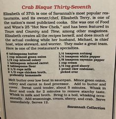 an old recipe book with instructions on how to make crock biscuit thrift - seventh