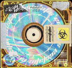 a cd that has been altered to look like it is being used by someone else