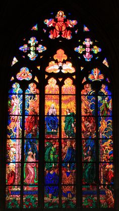 Meditations on the Glorious Mysteries of the Rosary Audiobook - Bob and Penny Lord Glorious Mysteries Of The Rosary, Mysteries Of The Rosary, Stained Glass Windows Church, Stained Glass Church, Alfons Mucha, Church Windows, The Descent, The Coronation, The Resurrection