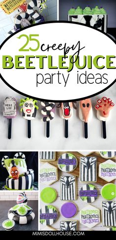 the 25 creepy beetlejuice party ideas are perfect for your halloween bash or birthday