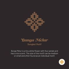 an advertisement for bunga melur, the brand's newest wine range in india