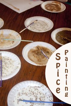 Spice Painting, Sensory Projects, Collage Craft, Entertaining Kids, Sensory Crafts, Early Learning Activities, Edible Glue, 5 Senses, Caraway Seeds