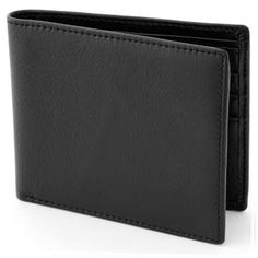 Double Stitched Brown Bi-Fold Leather Wallet | In stock! | Collin Rowe Leather Wallet, Wallet, Leather