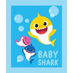 a baby shark and an infant shark swimming together