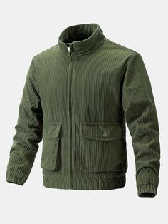 Material:PolyesterPackage included:1*Jacket Casual Green Outerwear With Corduroy Collar, Casual Corduroy Outerwear For Outdoor, Green Fleece Jacket With Pockets For Fall, Green Long Sleeve Outerwear With Corduroy Collar, Corduroy Outerwear With Pockets, Casual Green Corduroy Outerwear, Corduroy Fleece Jacket, Khaki Corduroy Outerwear With Pockets, Casual Corduroy Outdoor Outerwear