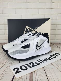 Modern Low-top Basketball Shoes For Light Sports, White Low-top Basketball Shoes For Streetwear, Luxury Low-top Basketball Shoes With Nonskid Markings, Cheap Low-top Basketball Shoes With Nonskid Markings, Nike Shoes Basketball, White Fade-resistant Low-top Basketball Shoes, Kyrie Basketball, Kyrie 5 Low, Kyrie Low 5