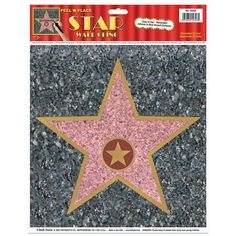 a star on the hollywood walk of fame is shown in this package for $ 5