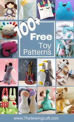 the sewing loft 100 free toy patterns