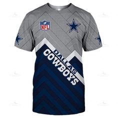 Dallas Cowboys T-Shirt Short Sleeve Custom Gift S. The ideal balance of comfort and style may be found in this well-made shirt. Made of high-quality cotton, this adaptable piece may be worn anywhere. Raise the ante on your appearance with ease!. #custom gift #cow #Shirt #Snorider Dallas Cowboys Tshirts, Cheap Gift, Nfl T Shirts, Cow Shirt, Custom Fans, Staple Wardrobe Pieces, Team T Shirts, Tennessee Titans, Indianapolis Colts