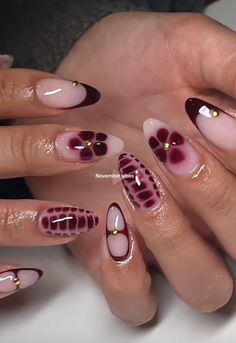 Trendy Oval Nails Summer, Nail Inspo With Blooming Gel, Blooming Nails Gel, Blooming Gel Nails, Cute Nail Designs, Almond Nails, Nails Ideas, Cute Nails, Nail Inspo