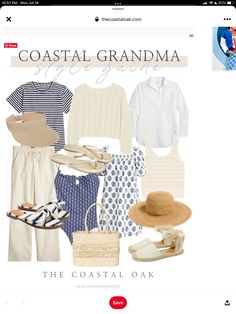 Hampton Fashion Style, Hamptons Clothing Style, Hamptons Fashion Women, Hamptons Style Outfit, Tropical Uniform, Grandmother Style, Hamptons Outfit, Hamptons Fashion, Grandmother Aesthetic