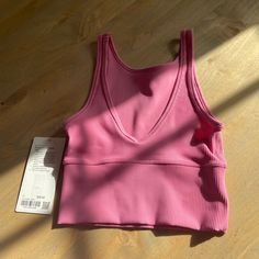 Power Pivot Tank From Lululemon In Pink Blossom. Brand New With Tags Attached. Color Not Sold Anymore. Open To Offers! Lululemon Long Sleeve, Lululemon Align Tank, Swiftly Tech Short Sleeve, Lululemon Tank, Lululemon Shorts, Tank Top Bras, Sleeveless Tee, Lululemon Women, Pink Blossom