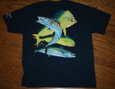 Guy Harvey fishing T-Shirt Men's L-boating/Holiday Harbor Marina Perdido Key, FL Guy Harvey Shirts, Perdido Key, Salt Life, Fishing Gear, T Shirt Men, Graphic Tee