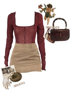 Leo Aesthetic Outfit, Leo Outfits Aesthetic, Leo Outfits, Scorpio Fashion, Chic Workwear, Beige Pencil Skirt, Core Fashion, Leo Rising, Venus Fashion