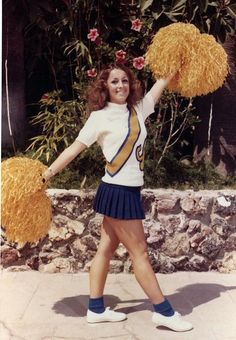 Indie Hipster Fashion, Vintage Cheerleader, Aerobic Outfits, Cheerleader Uniforms, Cheer Leading, College Uniform, College Cheerleading