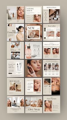 Having a well-designed Skincare Canva Template can be a game-changer for businesses in the skincare industry. Our Skincare Canva Templates are specifically designed to help businesses create stunning and professional marketing materials that will attract and engage their audience. Get your hands on our Skincare Canva Templates today and elevate your brand to the next level. Skincare Design Ideas, Testimonial Design Layout, Ig Post Design, Marketing Instagram Posts, Wellness Template, Skincare Marketing, Skincare Template