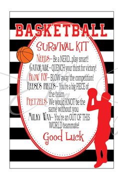 an image of a basketball survival kit