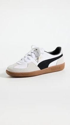 PUMA Palermo Unisex Sneakers | Shopbop Sporty Sneakers With Rubber Sole And Closed Toe, Sporty Lace-up Sneakers With Rubber Heel Cap, Sporty Sneakers With Gum Sole And Closed Toe, Sporty Slip-on Sneakers With Contrasting Heel, Sporty Slip-on Sneakers With Contrasting Heel Counter, Sporty Closed Toe Sneakers With Gum Sole, Classic Sneakers With Contrast Sole, Classic Closed Toe Sneakers With Branded Insole, Leather Sneakers With Rubber Heel Cap