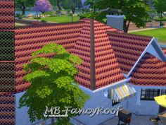 Sims Roofing, Sims 4 Roof Decoration, Sims 4 Cc Roof Patterns, Sims 4 80s Build Cc, Sims 4 Glass Roof, Sims 4 Build, Sims 4 Game, Sims Resource, Sims 4