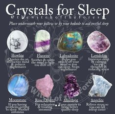 Celtic Witch, Crystals For Sleep, The Crystals