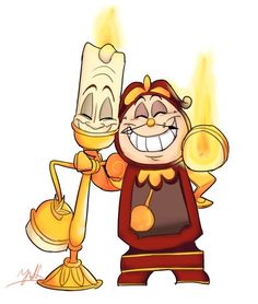 an image of a cartoon character holding a candle