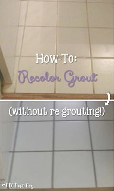 how to repair tile grout without regrouting or re - grouting