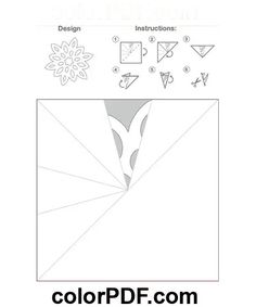 Paper Snowflake Template Flower Pattern – Coloring Pages and Books in PDF Snowflake Coloring Pages, Paper Snowflake Template, Template Flower, Snowflake Template, Paper Snowflake, Pattern Coloring Pages, 2024 Christmas, Paper Snowflakes, Christmas Pins