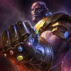 an image of thanos from the avengers movie, with his hands on his chest