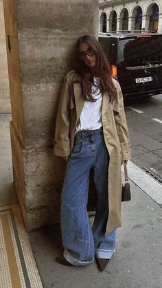 Chique Outfit, Paris Mode, Outfit Trends, Coat Outfits