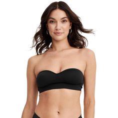 Designed to be lived in and enjoyed, the Seamfree Multiway Bandeau Bralette combines smooth shape and wirefree support. With convertible 5-way straps, this bralette is perfect for racerback tanks and one-shoulder styles. Seamless Stretch Tube Top, Solid Color Bandeau Sports Bra With Built-in Bra, Fitted Bandeau Sports Bra With Removable Pads, Bandeau Sports Bra With Built-in Bra, Solid Color Bandeau Sports Bra, Versatile Seamless Bra, Bandeau Sports Bra With Built-in Support, Strapless Sports Bra With Built-in Bra, Solid Bandeau Sports Bra With Built-in Bra