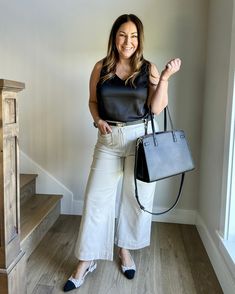 Summer 2024 Workwear Capsule - The Recruiter Mom Black Silk Tank Top, Americana Outfits, Family Gift Guide, Recruiter Mom, Workwear Capsule, Fashion Work Outfit, Capsule Wardrobe Work, Plus Size Outfit, Beauty Hair Makeup