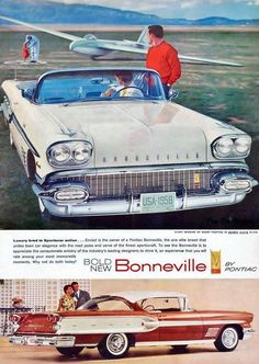 an advertisement for the new chevrolet convertible car