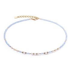 Be enchanted by the playful elegance of our delicate Little Twinkle Pearl Mix necklace in radiant light blue. Wear the necklace with your favourite cocktail dress or as a stylish accent to your business wardrobe. It is versatile, carefree and perfect for every day. Light Blue Necklace, Business Wardrobe, Lion Bracelet, Lion Necklace, Blue Necklace, Gold Plated Necklace, Crystal Pearls, Watch Necklace, Cut Glass