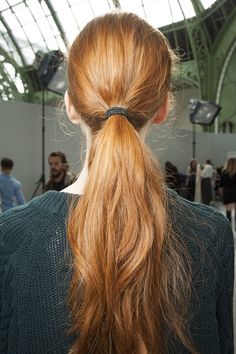 PONY TAIL Eah Oc, Ponytail Scrunchie, Ivy Fashion, Lily Luna Potter, 2015 Hair, Hair Trends 2015, Pompadour Hairstyle, Christophe Robin, Mens Hairstyles Medium