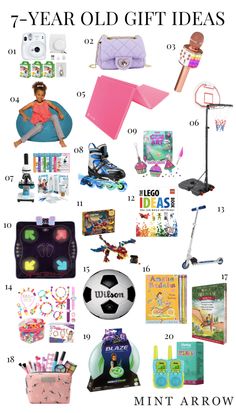 Gifts for 7 year olds they’ll be obsessed with! - Mint Arrow Gift Guide For 7 Year Girl, Gift Ideas For 7 Year Girl, Gifts For 7 Year Girl, Seventh Birthday, Mint Arrow, Affordable Christmas Gifts, School Bag Essentials, Magic Treehouse, Christmas Idea