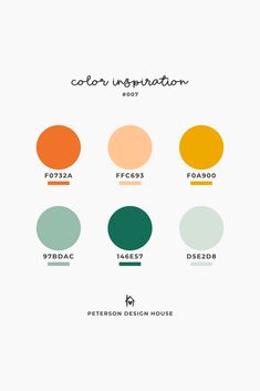 the color wheel is shown with different colors in each section, including orange, green and yellow