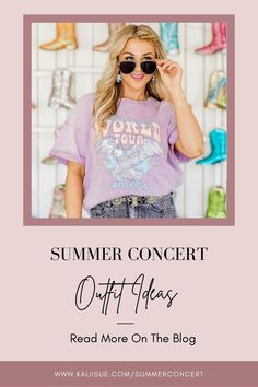 Summer is the perfect time for concerts and festivals which means you need something to wear! If you are looking for the perfect summer concert ideas, let me show you some of my favorites! Rhinestones and fringe are big, cowboy boots and hats and country chic are all the rage. Check out the blog for more and don't miss the discount code! 😉