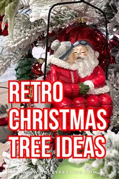 This holiday season, bring the classic cool of past decades into your living room with our retro Christmas ideas. Learn how to blend nostalgic decor with modern trends for a uniquely festive look. Nostalgic Christmas Decorations, Nostalgic Decor, Retro Christmas Decorations, Nostalgic Christmas, Kitsch Christmas, Retro Christmas Tree, Tinsel Tree