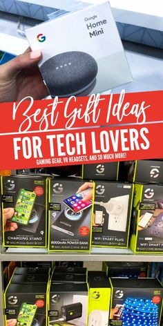 Gifts for Tech Lovers | Gaming Gear, VR Headsets & MORE! Gift Ideas For Guys, Gifts For Tech Lovers, Easy Christmas Gifts, Smart Plug, Under The Tree, Vr Headset, Christmas Gift Guide, Gaming Gear, Thanksgiving Crafts